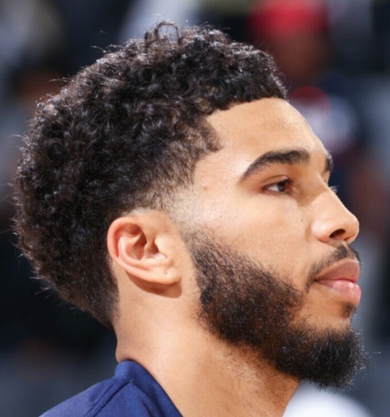 Jayson Tatum Textured Crop Haircut