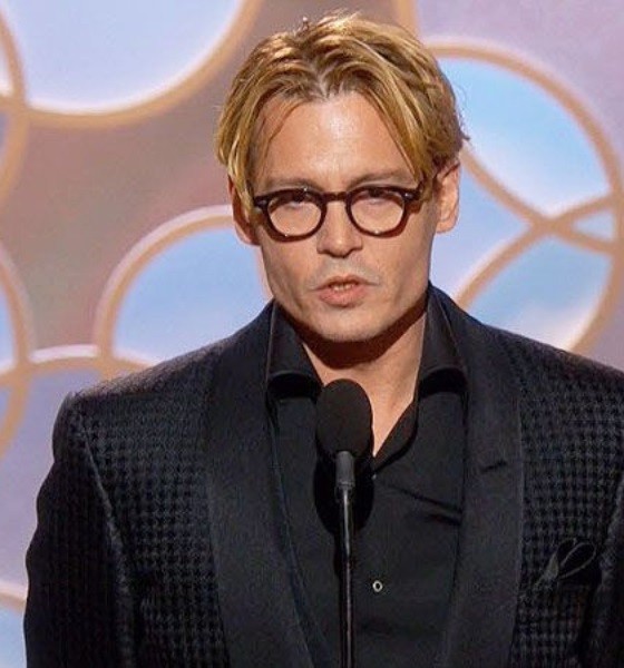 Johnny Depp Blonde Faux Hawk Haircut