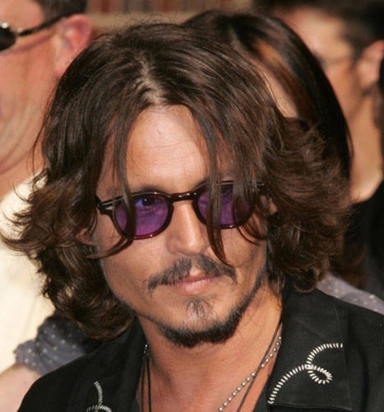 Johnny Depp Soft Wings Haircut