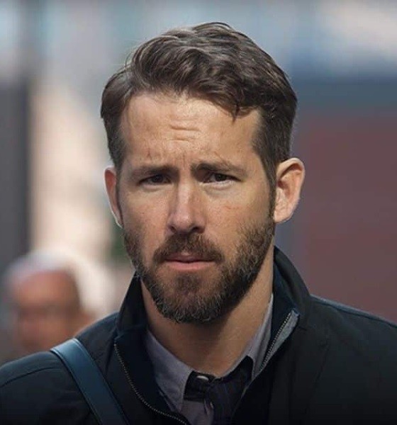 Ryan Reynolds Curly Long Top Haircut