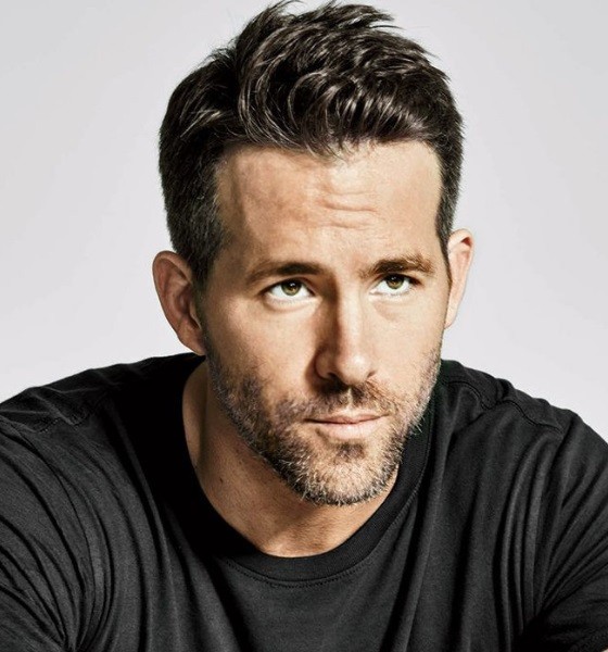 Ryan Reynolds Messy Spiked Top Haircut