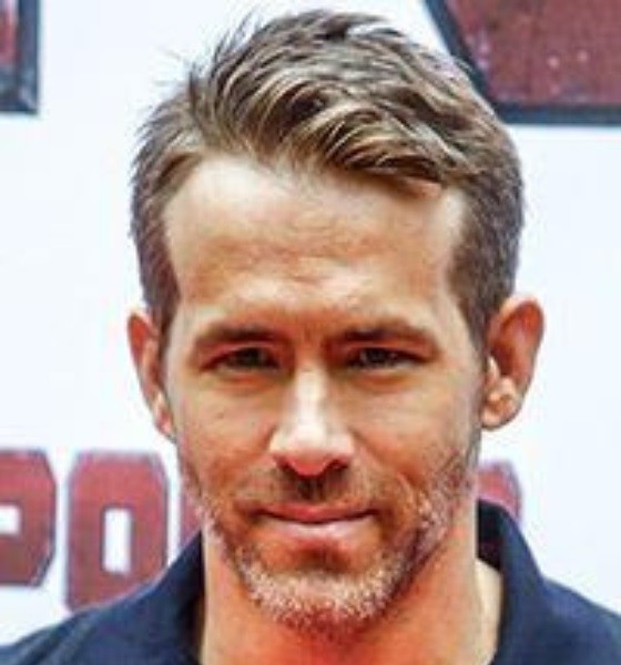 Ryan Reynolds Wavy Top Haircut