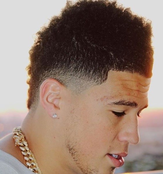 Devin Booker Short Afro Haircut