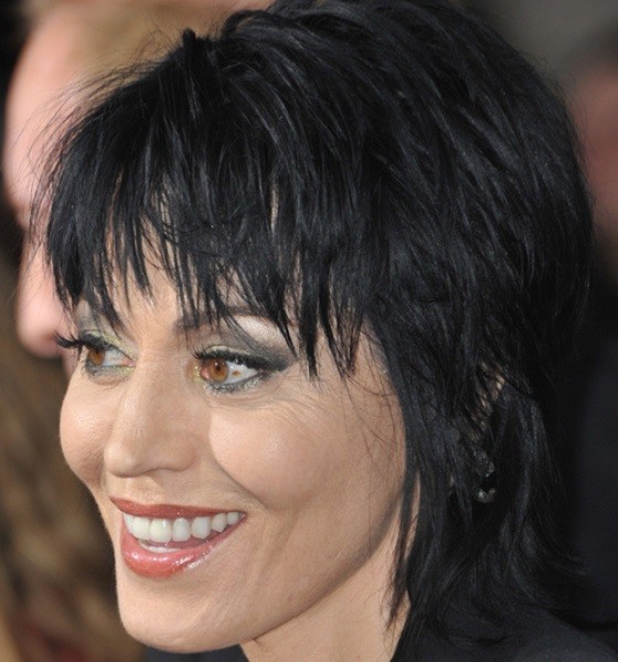 Joan Jett Layered and Feathered Cut