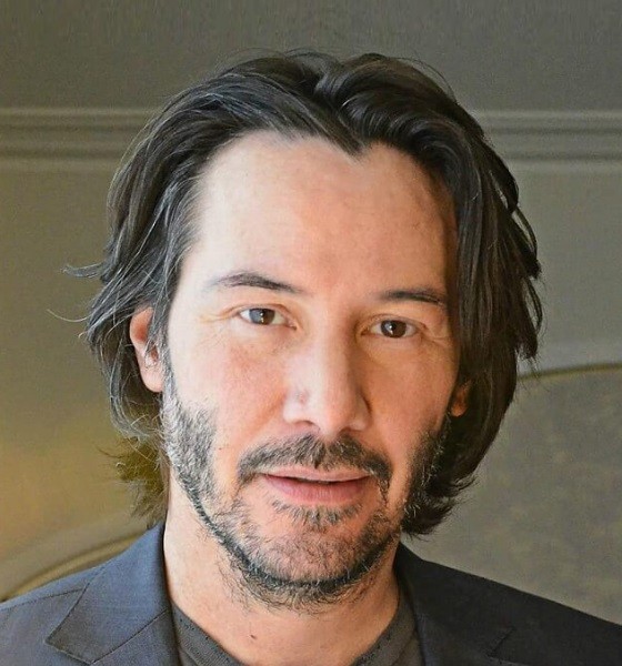 Keanu Reeves Long Wavy Haircut