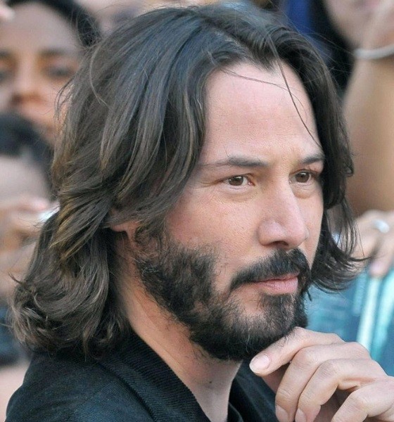 Keanu Reeves Pretty Long Haircut