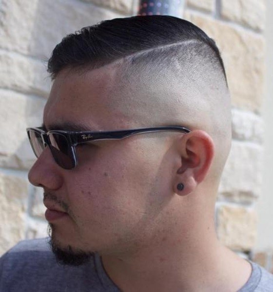 Side Part Jarhead Haircut