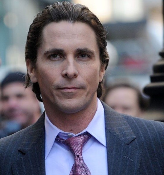 Christian Bale Slicked Back Haircut photo