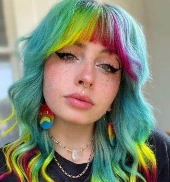 Rainbow Wolf Haircut photo