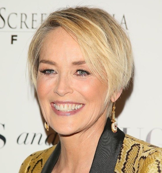 Sharon Stone Short Choppy Cut photo