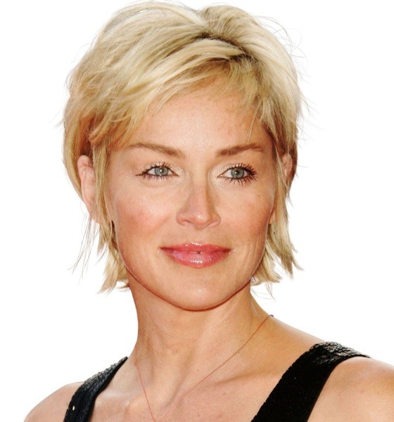 Sharon Stone Short Stiff Haircut photo