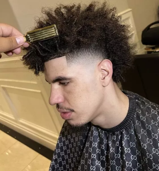 Lamelo Ball Frohawk Haircut photo