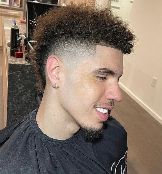 Lamelo Ball High Top Fade Haircut photo