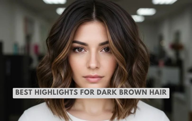 best highlights for dark brown hair